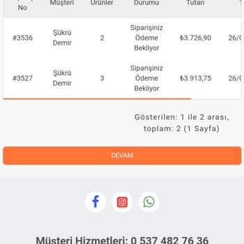 Arya Gross Sipariş Verdik Gelmedi Para İadesi İstiyoruz