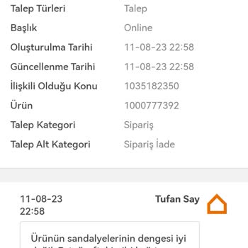 Koçtaş Ürün İadesi İçin Süreci Uzatıyorlar.