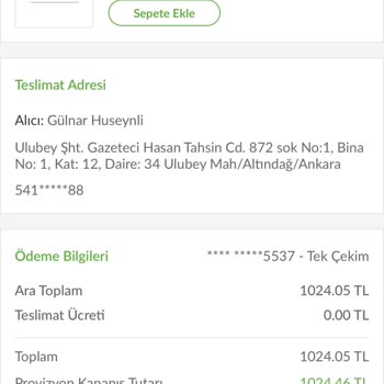 Migros Eksik Ürün (sorumsuzluk )