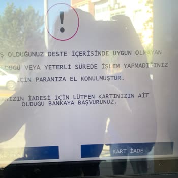 QNB ATM Paramı Yuttu!