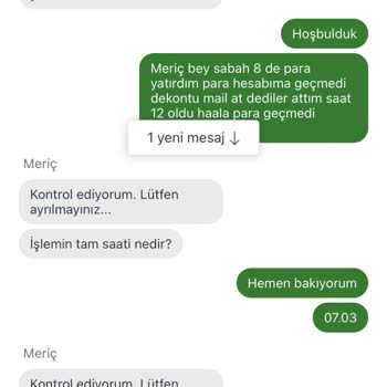 Bets10 Para Yatırdım, Hesaba Geçmedi