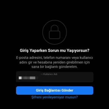 Instagram Şifremi Ve Bilgileri Kabul Etmiyor Giremiyorum Hesaba