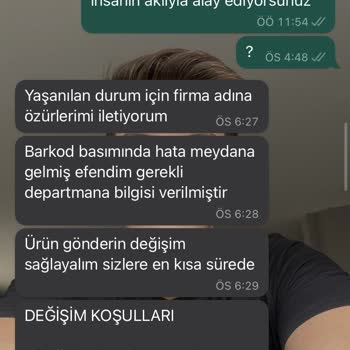 Eyyo Yanlış Ürün Gönderdi Değişimini Yapmıyor