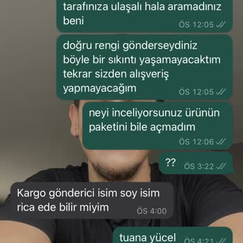 Eyyo Yanlış Ürün Gönderdi Değişimini Yapmıyor