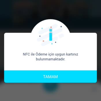Halkbank NFC Tanımlama Yapmıyor