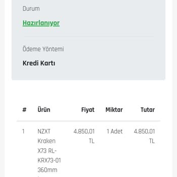 Gençer Gaming Sipariş 10 Gündür Hazırlanıyor Yazıyor