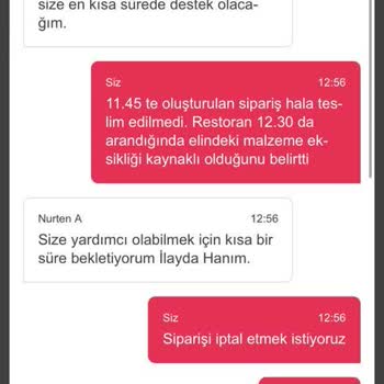 Yemeksepeti Teslim Edilmeyen Ve İptal Edilen Sipariş İçin Ücret Ödemesi Alınması