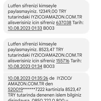 Denizbank 2 Defa Kartımdan Çekim Yapılmış 1 İptal Olurken 2. Olmadı!