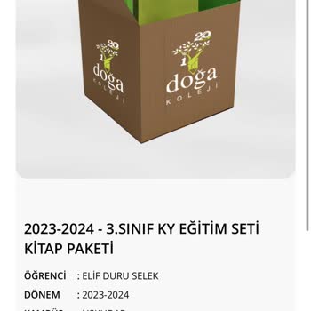 Doğa Koleji Eğitim Kurumları 3. Sınıf Kitapları Ve Kıyafetleri Aşırı Fahiş Fiyatlar