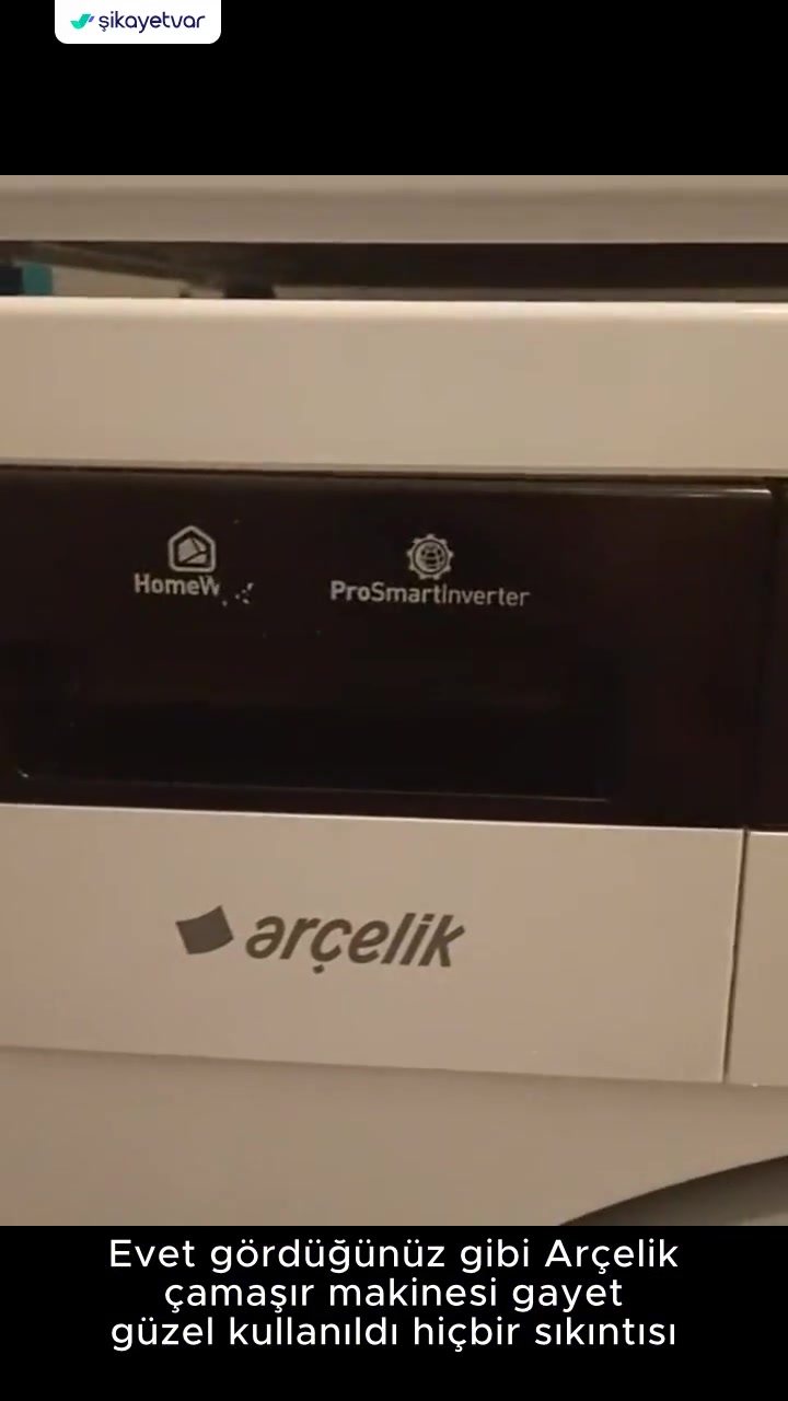 Arçelik Çamaşır Makinesi Tuşu Kafasına Göre Çalışıyor videonun kapak resmi