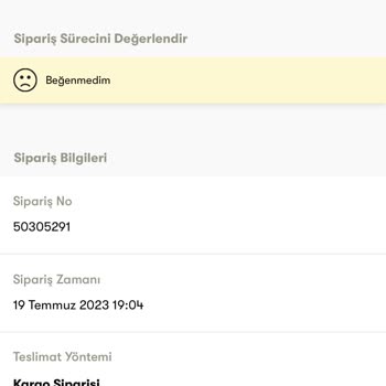 Şok Market Teslim Edilmeyen Kargo