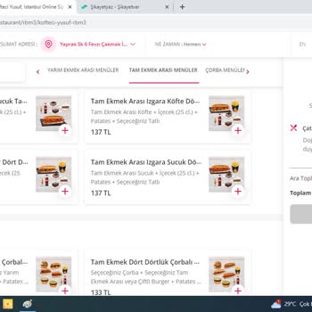 Yemeksepeti İnternet Sitesindeki İndirimli Restoran Yalanı