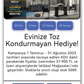 İstikbal Mağazası: Hak Ettiğim Ürünü Vermeme Sorunu Ve Üslup Sorunu