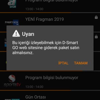 D Smart GO Üyelik Hatası