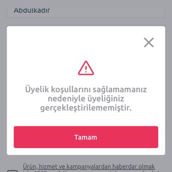 Tiktak Kirala Üye Olma Sorunu!