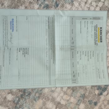Karcher Ürünüm Tamir Edilmeden Geri Gönderildi!