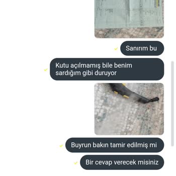 Karcher Ürünüm Tamir Edilmeden Geri Gönderildi!