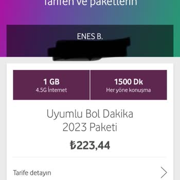 Vodafone FreeZone'a Geçmek İçin Üzerine Hat Tanımlama