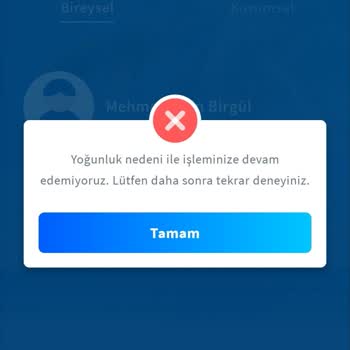 Halkbank Mobil Aksaklık