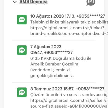 Beko Blender, Yıllanmış Servis Süresi.