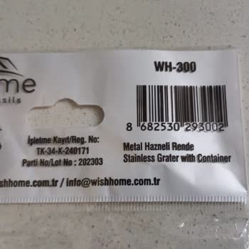 A101 - Wish Home Markalı Hazneli Rende - "wh-300"