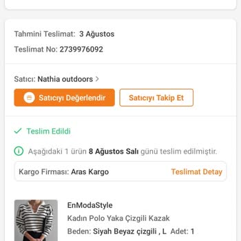 Aras Kargo İademin Sistemde Gözükmemesi