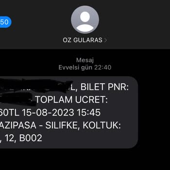 Öz Gülaras Turizm Otobüs Yolcusunu Almayan Firma