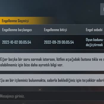 PUBG (Pubgmobile.com) Haksız Yere Ban Yedim