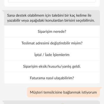 Trendyol Habersiz İptal/iade İşlemi