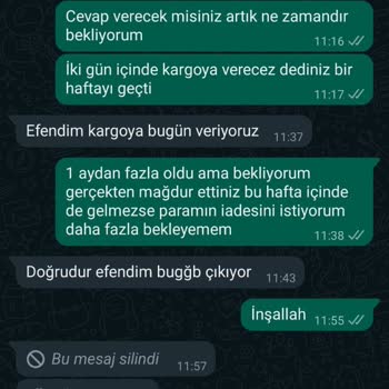 Ayshe Boutique Mesajlara Bakılmıyor, Sipariş Kargoya Verilmiyor