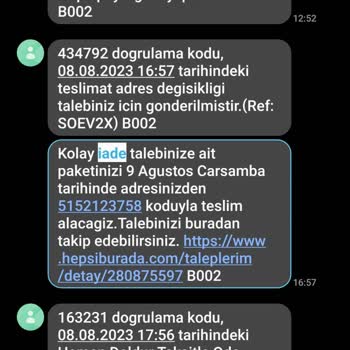 Hepsiburada İade Sorunu Hk.
