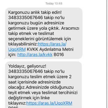 Benden Habersiz Biri Aras Kargo'dan Benim Adıma Kargo Gönderilmiş