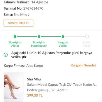 Trendyol Kargo Hareketsizliği Ve Ulaşmaması