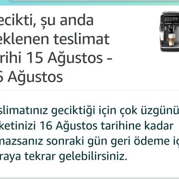 Amazon 1.5 Haftadır Ürün Teslimatını Yapılmaması