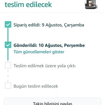 Amazon 1.5 Haftadır Ürün Teslimatını Yapılmaması