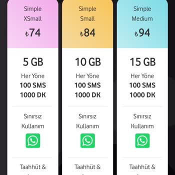 Vodafone Yanımda Ve Tarife Seçme Sorunu