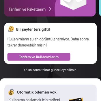 Vodafone Yanımda Ve Tarife Seçme Sorunu
