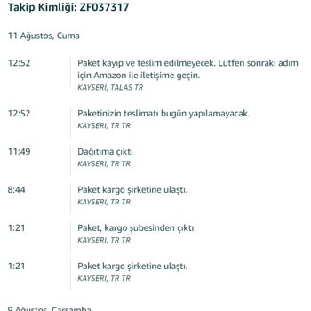 Amazon.com.tr 2. Taksitini Ödediğim Ürünü Hala Yollamadı!