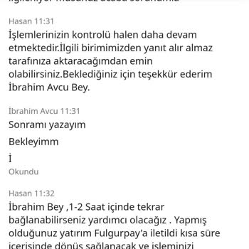 VayCasino Yatırım Yaptım Hesaba Geçmedi