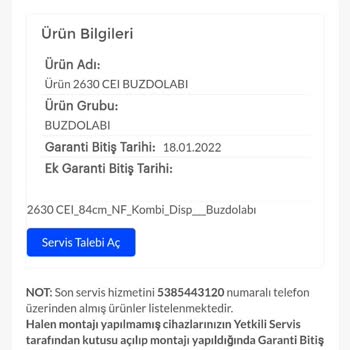 Arçelik 2630 CEI Buzdolabım Sıcak Hava Üflüyor