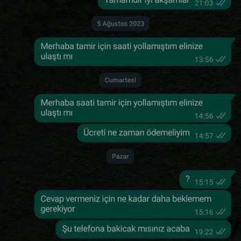 Cevap Bulamıyorum Otto AVM Den