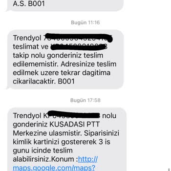 PTT Kargo PTT Kusadasi Şubesi Evde Bulamadık Diye Kargoyu Getirmiyor