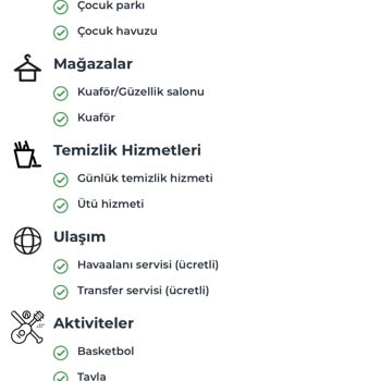 Maja Luxury Otel Çeşme Otelz.com Olmayan Olanaklar Şikayet