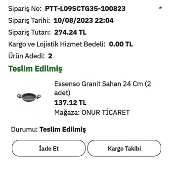 Epttavm Markalı Ürün Yerine, Sahte Sıradan Ürün Gönderildi