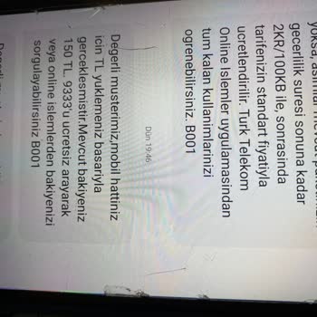 Türk Telekom İnternet Paketi. Şikayet