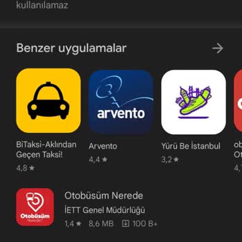 İBB - İstanbul Büyükşehir Belediyesi Uygulama Yükleme Hatası