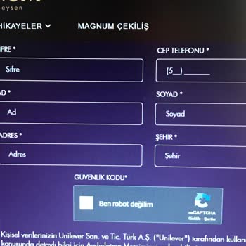Magnum Çekiliş Güvenlik Kodu