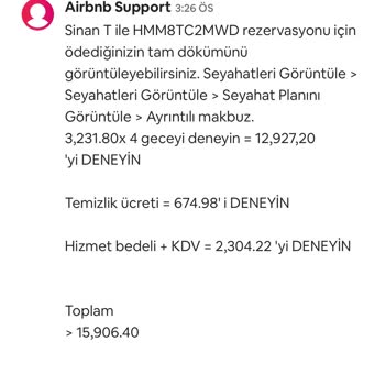 Airbnb Ve Ziraat Bankası Fazla Ücret Alması