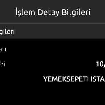 Yemeksepeti Para Tahsilatı Ve Teslim Edilmeyen Sipariş