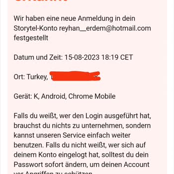 Storytel Türkiye Üyeliğinden Euro Üzerinden Fahiş Aylık Ücret Alması